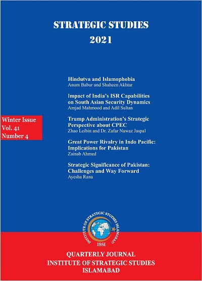 					View Vol. 41 No. 4 (2021): Strategic Studies
				