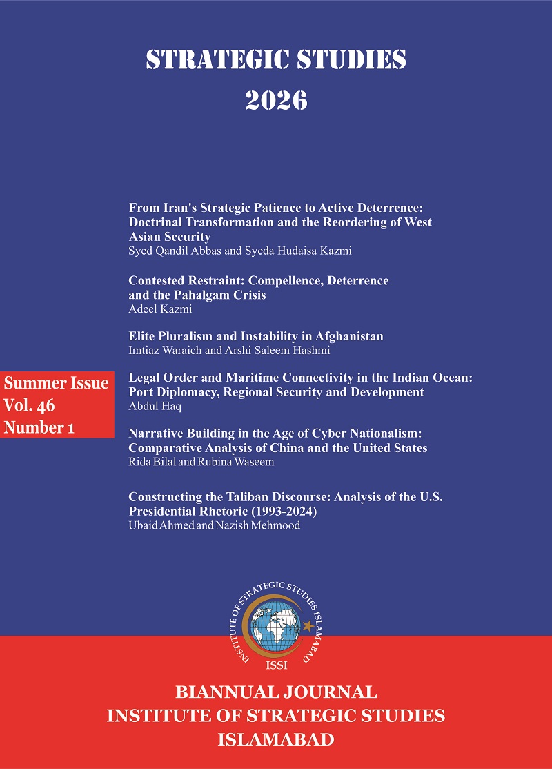 					View Vol. 46 No. 1 (2026): Strategic Studies
				